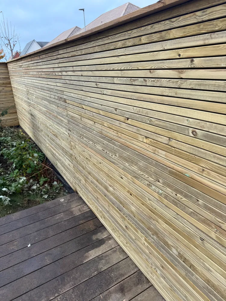 Composite decking installation